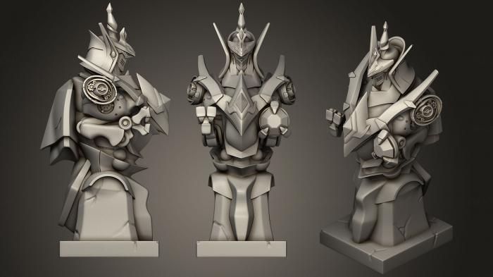 Figurines heroes, monsters and demons - STKM_0705 - 3D model for